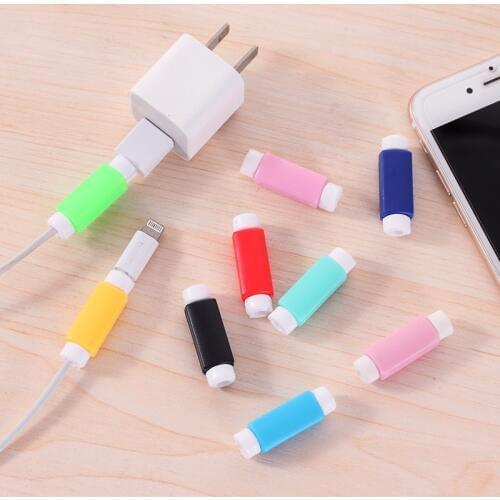 Cable Protector Data Line Colors Cord Protector Protective Case Long Size Cable Winder Cover For iPhone USB Charging Cable