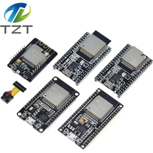 ESP-32S ESP-WROOM-32 ESP32 ESP-32 Bluetooth and WIFI Dual Core CPU with Low Power Consumption MCU ESP32-CAM OV2640 Camera Module