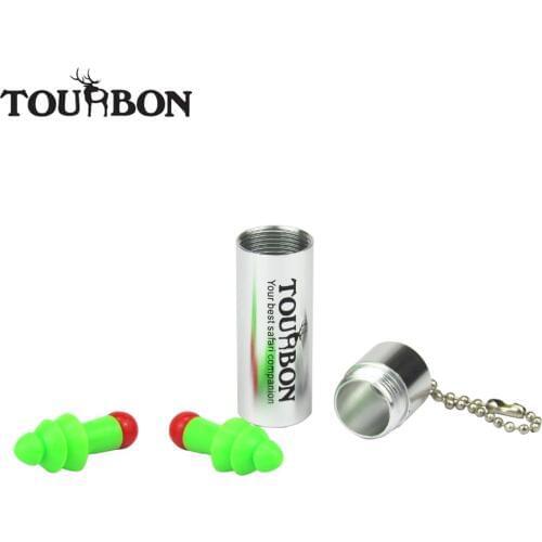 Tourbon Shooting Active Noise Cancelling Ear Sleep Plugs Muff Hearing Protection Silicone Soundproof Hunting Earplugs