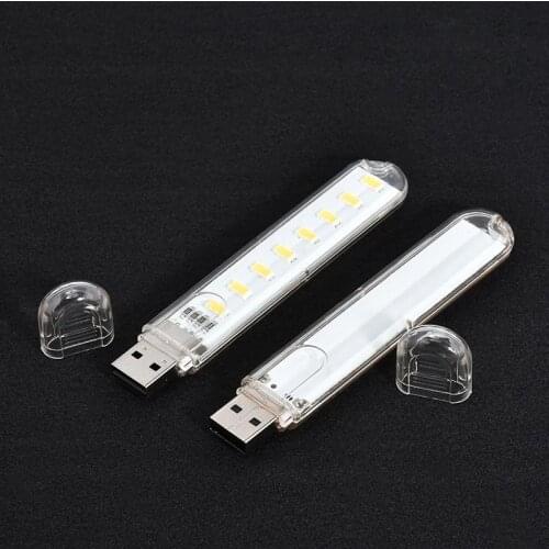 USB LED Mini Book Light Reading Light Table Lamp Portable 3/8leds USB Lamp for Power Bank Laptop Notebook PC Computer