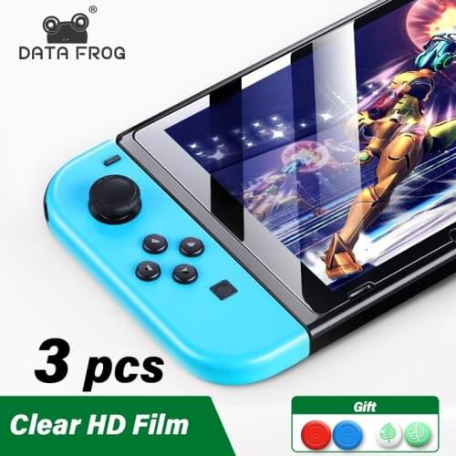 DATA FROG Protective Tempered Glass For Nintendo Switch NS 9H Hardness Screen Protector Film For Nintendo Switch Accessories