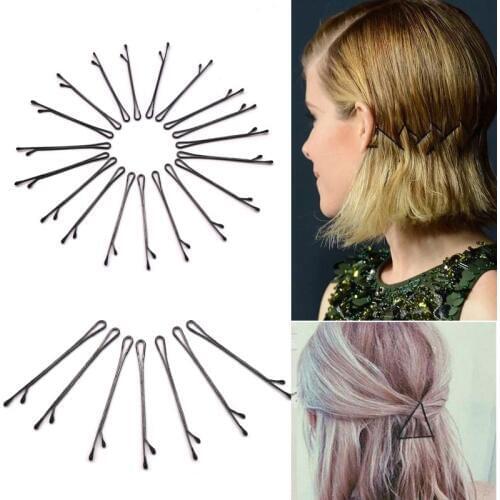 60pcs Hair Clips Pins Hairpin Barrette Invisible Curly Wavy And Flat Type Grips Salon Barrette Hairpin Hair Bun Maker Accessory