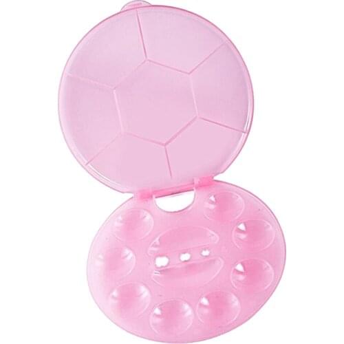 8 Nail Art Acrylic Oil Mixing Palette Eyeshadow Blending Pallet Plate