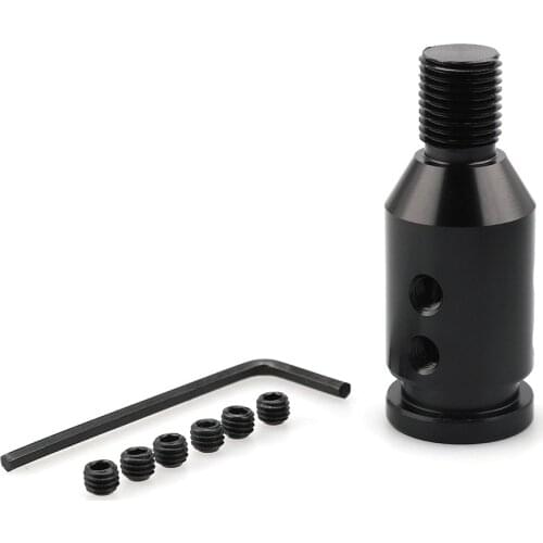 Aluminum Alloy M12*1.25 Car Gear Shift Knob Adapter for Non Threaded Shifter with Installation Key Tools For BMW