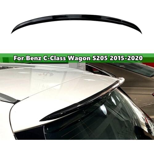 For Mercedes Benz C Class Travel version Wagon S205 2015-2020 Rear Top Tail Spoiler Wing Exterior Modification Decorative cover