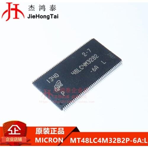Free shipping MT48LC4M32B2P-6A:L SDRAM 128Mbit TSOP86 10PCS
