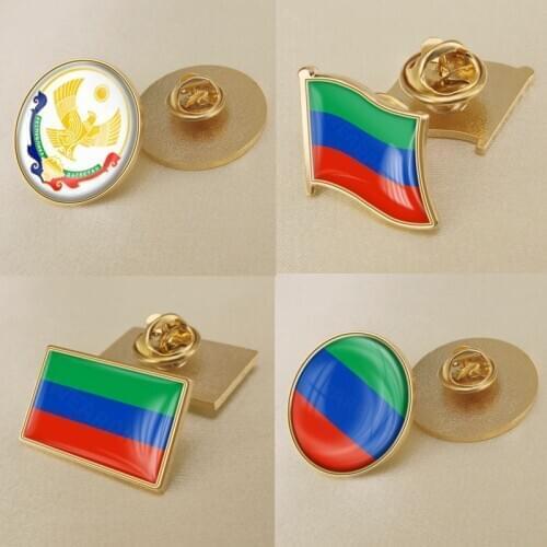 Coat of arms of Dagestan Flag Lapel Pins/Broochs/Badges