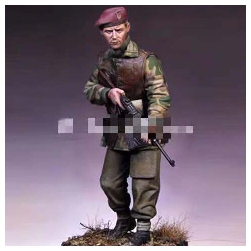 1/16 Resin Figure Soldier Model World War II British Commando Gk Figure Unassembled, Not Colored
