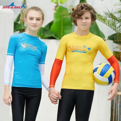 Wetsuit Children Boys Girls Keep Warm Neoprene Snorkeling Swimming Suit for Kids