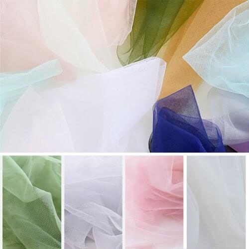 INS Photography Gauze Background Prop 1.5m Muticolor Tulle Cloth Studio Photo Earrings Bracelet Cosmetic Baby Photo Background