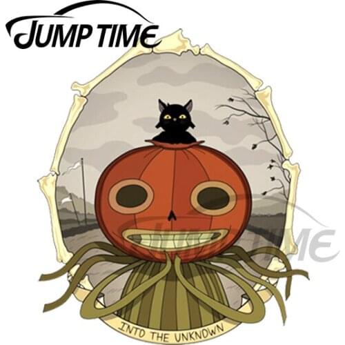 JumpTime 13 x6.8cm For Enoch Is Inviting You Into The Unknown Car Stickers Cartoon Waterproof Decal Windshield Bumper Decoration