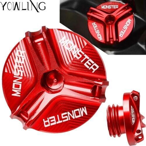 M20*2.5 Motorcycle Engine Oil Filler Cap Sump Plug Cover Screw Tank Cap Bolts Nut For Ducati MONSTER 796 1100 EVO 2011 2012 2013