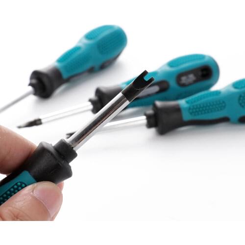 New 4 Pcs Screwdriver Set Screwdriver Bits U Fork Type Magnetic Slotted Screw Driver CR-V Multi Function Hand Tool Set