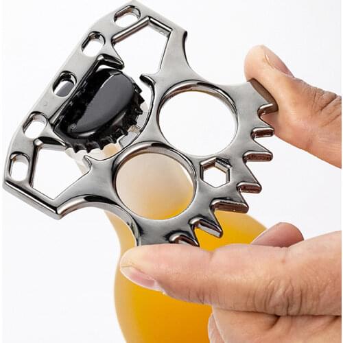 Creative Skeleton Shape Bottle Opener Household Kitchen Zinc Alloy Beer Bottle Openers Outdoor Camping Self Defense Tools