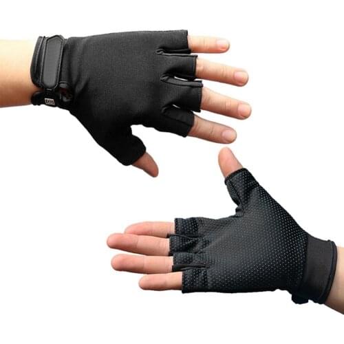 Outdoor professional training hiking running sports fishing tactics bicycle half-finger fingerless gloves
