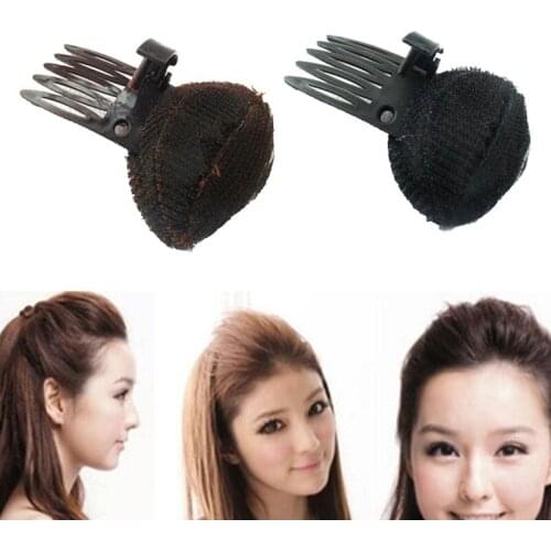 Hot Sale 1pc Combs Pad Maker Magic Women Fluffy Tools Hair Clip Sponge DIY Hair Styling Princess Accessories