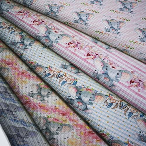 50cm*140cm Valentines Day Printed Printed Bullet Texture Liverpool Fabric For clothing Stretch Knit Fabric For Hair Band L14789