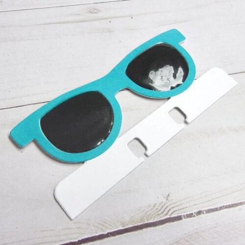 Cutting Dies Memorydex Sunglasses Scrapbook Cardmaking DIY Paper Craft Metal Stencil Surprise Creation