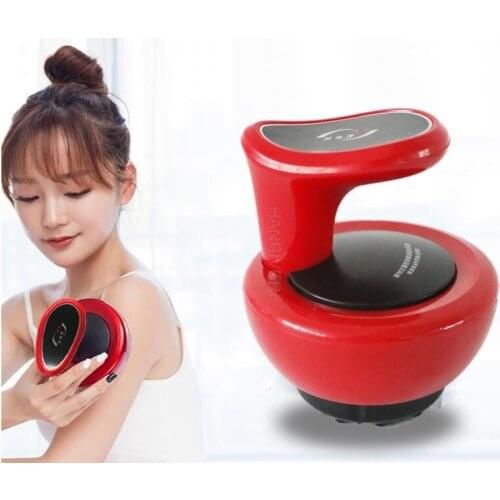 Electric Body Guasha Scraping Negative Pressure Cupping Machine Meridian Dredge Acupoint Suction Massage Magnetic Therapy Device
