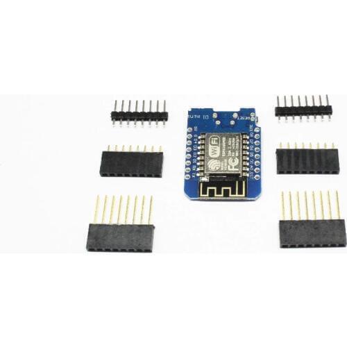 10PCS ESP8266 ESP-12 ESP-12F Mini Module Wemos D1 Mini WiFi Development Board Micro USB 3.3V Based On ESP-8266EX 11 Digital Pin