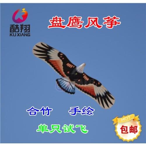 3D flying rainbow weifang bird toys sport hand painting plate kite double plate single line Eagle stunt kites desert eagle bar