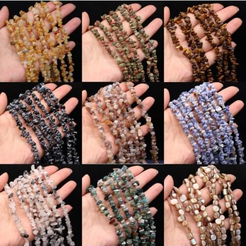 Natural stone Beads Mix-color Irregular Shape Cryatal Gravel Exquisite Beaded For Jewelry Making DIY Bracelet Necklace Accessory