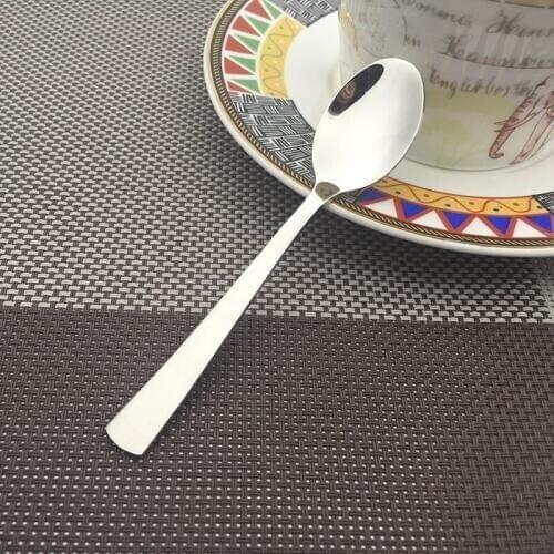 Stainless Steel Tea spoon Dessert Sugar Honey Spoons Mini Coffee Ice Cream Small Mixing Teaspoons Kitchen Cutlery Set 11cm/4.3"