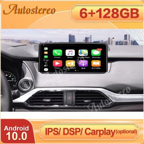 For Mazda CX-9 2016-2021 6+128G Car Stereo Android 10.0 Carplay GPS Navigation Multimedia DSP Player Headunit Radio IPS Screen