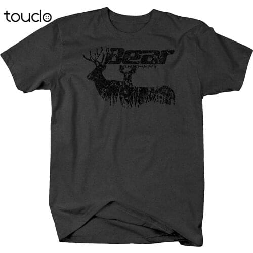 Hot sale Fashion OS Gear Distressed - Bear Archery Buck & Doe Charcoal T shirt Tee shirt