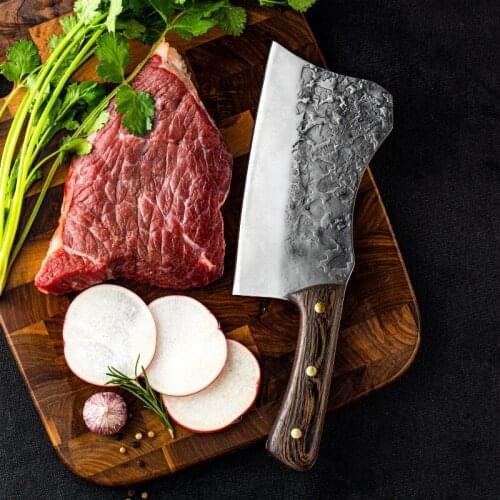 Full Tang Forged Chopping Kitchen Knife Boning Knife Chef Knife Stainless Steel Cooking Knife Steel Knife kitchen items