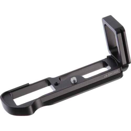L-shaped Bracket Vertical Shoot Tripod Quick Release Plate Base for Olympus OMD E-M10 Mark EM10 III