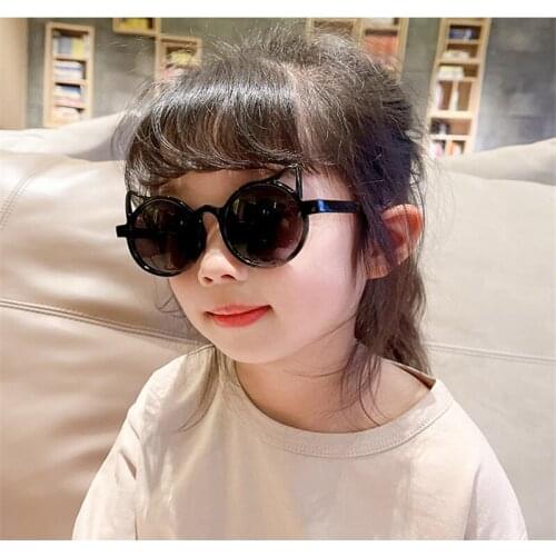 Summer Girl Boys Cute Sunglasse Animal Cartoon Flower Wings Outdoor Children Lovely Vintage Sunglasses Protection Classic Kids