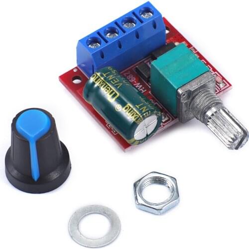 5A 90W PWM 12V DC Motor Speed Controller Module DC-DC 4.5V-35V Adjustable Speed Regulator Control Governor Switch 24Vcle: 1