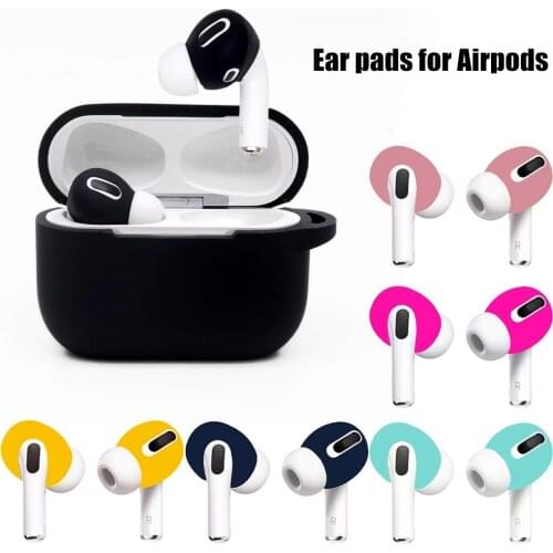 2pcs Soft Silicone Earphone Case Cover for Airpods Pro 3 Thin Anti Slip Earbuds Eartips Protective Caps For Apple AirPods Pro