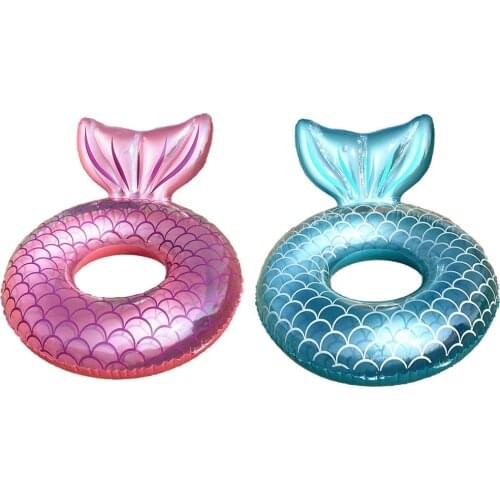 Inflatable Swimming Ring Mermaid Pool Float For Adult Kids Swimming Mattress Swimming Pool Toys Swimming Ring