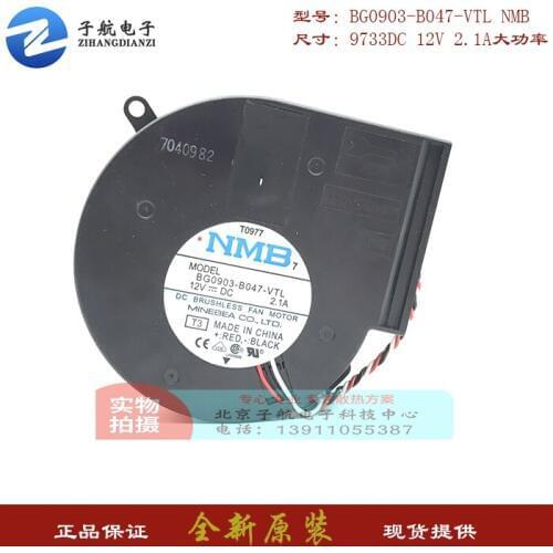 NMB-MAT BG0903-B047-VTL T3 DC 12V 2.1A 97x94x33mm 3-wire Server Cooling Fan
