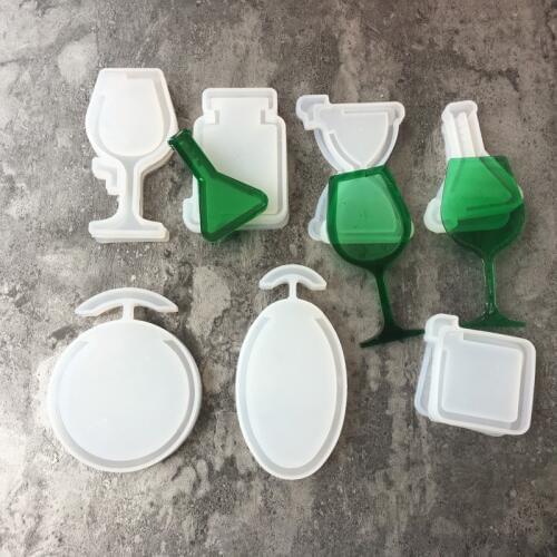 Hourglass water injection mud board Silicone Mould DIY Resin Decorative Craft Jewelry Making Mold resin molds for jewerly