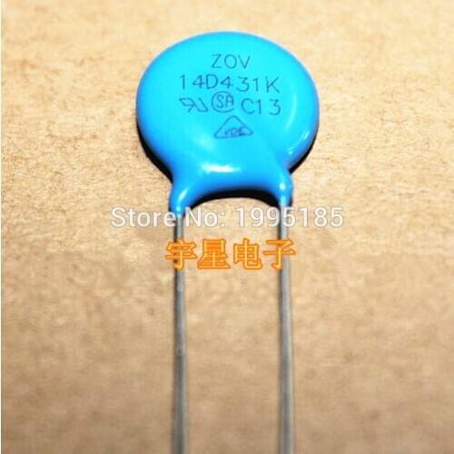 20Pcs/Lot varistor 14D431K 14D431 430V piezoresistor