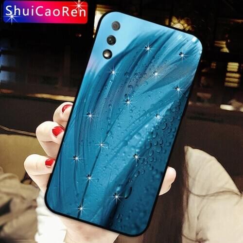 Luxury Rhinestone Case For Huawei Play 3 3E 4 4T Pro Bling Diamond Black Cover For Huawei Honor 9A 9C 9X V20 V30 X10 Max