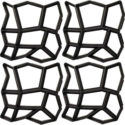 Walk Maker,Pathmate Stone Moldings Paving Pavement Concrete Molds Stepping Stone Paver Walk Way Cement Mold Patio, Lawn & Garden