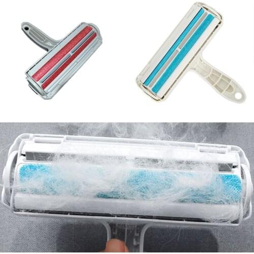 Pet Hair Remover Roller Removing Dog Cat Hair Brush Car Cloth Couch Sofa Carpets Combs Self-Cleaning Lint Pet Hair Remover