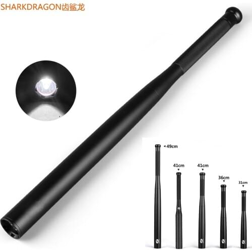 Baseball Bat Super bright LED flashlight Camping waterproof aluminum alloy baseball bat Torch for Emergency and Self Defense