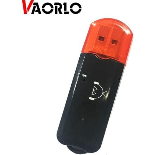VAORLO USB Bluetooth Receiver Stereo Muisc Wireless Receivers Bluetooth Adapter Hands Free For Car Home Speaker Retail Package