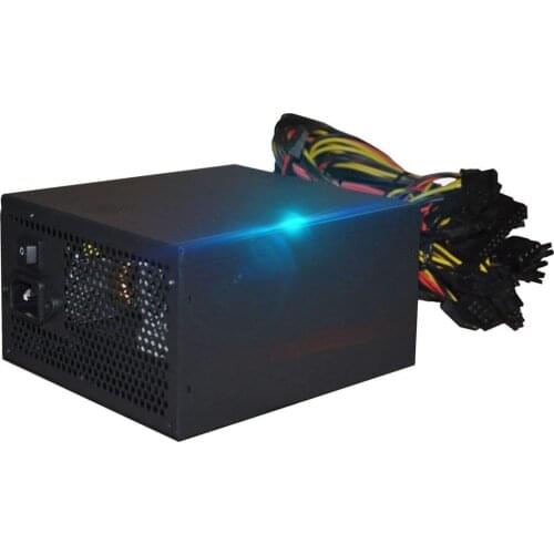 All New 1800W ATX Modular Mining PC Power Supply Supports 6 Graphics Card 160-240V Power Supply Mining Machine Support