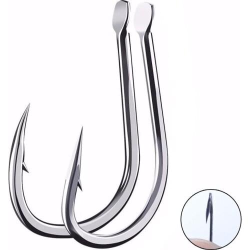Fishing Tool Box with Barbed Hook 100pcs / Box 3#-12# Series Bait Fishing Tool Box Accessories