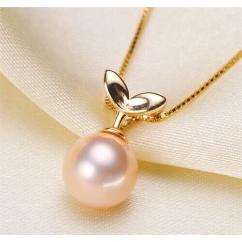 DIY Handmade Jewelry Accessories Pearl Ball Bead Stud Earrings Bracelet Necklace Simple Alloy Botany Pendant Material