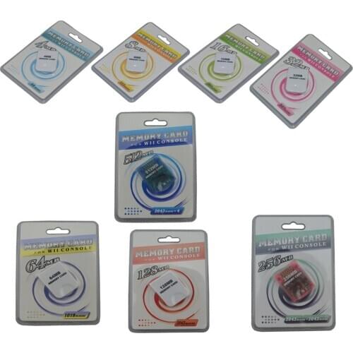 10PCS High Quality for Wii Memory Storage Card Saver For Nintend For Wii For GameCube For N-GC Xmas Gifts