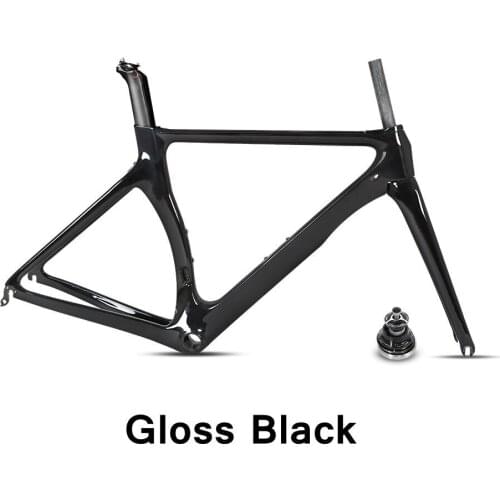 2021 New Coming 700C Carbon Frame Aero Design Ultralight T800 18K Carbon Road Bike Frame Carbon Fibre Racing Bicycle Frameset