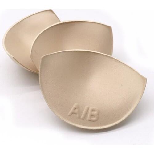 4/3/2Pair Thick Sponge Foam Push Up Enhancer Intimates Bra Pads Women Swimsuit Pads Chest Cup Breast Swimwear Inserts Bikini