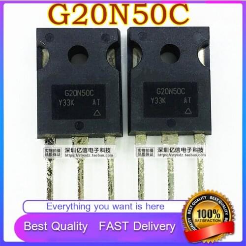 5Pcs/Lot New Original G20N50C 500V20A Field Effect Transistor TO-247 Good Quality